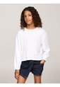 Camiseta Blanca Manga Larga Con Logo Floral Tommy Hilfiger de Tommy Hilfiger