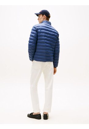 Rompe Azul Oscuro Viento Acolchada Plegable Tommy Hilfiger