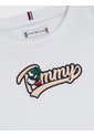 Camiseta Blanca Essential Retro De Punto Tommy Hilfiger de Tommy Hilfiger