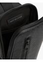 Bolso Negro Sling Con Diseño De Monograma TH Tommy Hilfiger de Tommy Hilfiger