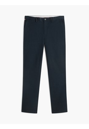 Pantalón Azul Marino Chino Denton Recto Texturizado Tommy Hilfiger