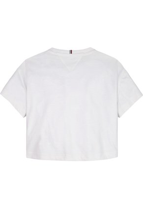 Camiseta Blanca Essential Retro De Punto Tommy Hilfiger