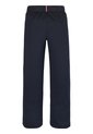 Pantalón Azul Marino De Pierna Ancha Con Monotipo Tommy Hilfiger de Tommy Hilfiger