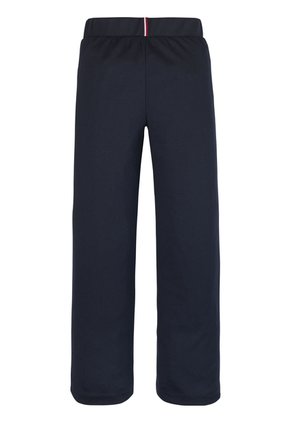 Pantalón Azul Marino De Pierna Ancha Con Monotipo Tommy Hilfiger