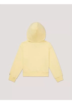 Buzo Amarillo Essential Con Capota Y Logo Tommy Hilfiger