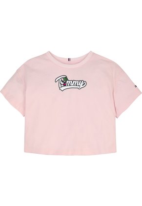 Camiseta Rosa Essential Retro De Punto Tommy Hilfiger