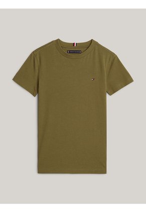 Camiseta Niño Verde Essential De Cuello Redondo Tommy Hilfiger