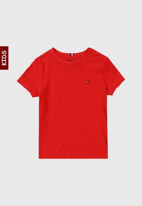 Camiseta Rojo-Azul Navy-Blanco Tommy Hilfiger Kids