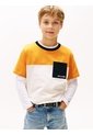 Camiseta Amarilla Con Diseño Colorblock Tommy Hilfiger de Tommy Hilfiger