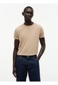 Camiseta Beige De Cuello Redondo Y Corte Extra Slim Tommy Hilfiger de Tommy Hilfiger
