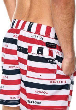 Traje de baño Blanco-Azul-Rojo Tommy Hilfiger