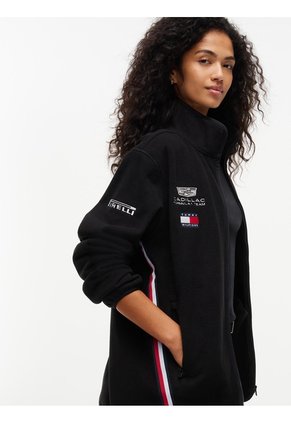 Chaqueta Negra De Tejido Polar TH X Cadillac Formula 1® Team Tommy Hilfiger
