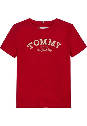 Camiseta Roja Essential De Algodón Tommy Hilfiger Tommy Hilfiger