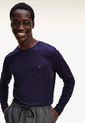 Camiseta De Manga Larga Con Corte Slim de Tommy Hilfiger