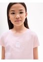 Camiseta Rosa Con Diseño De Logo Circular Tommy Hilfiger de Tommy Hilfiger