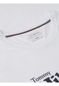 Camiseta Blanca De Punto Con Logo Gráfico Tommy Hilfiger de Tommy Hilfiger