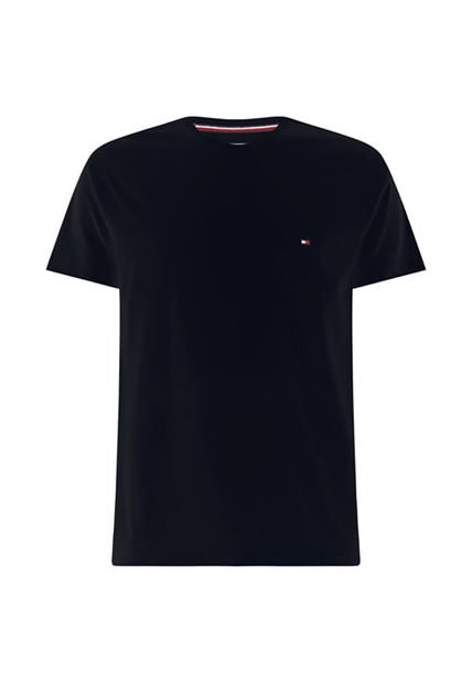 Camiseta Azul Oscuro Slim Fit Esencial Para Hombre Tommy Hilfiger