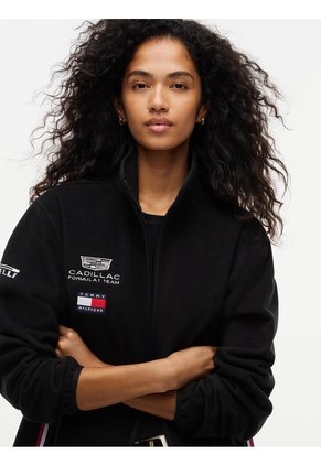 Chaqueta Negra De Tejido Polar TH X Cadillac Formula 1® Team Tommy Hilfiger