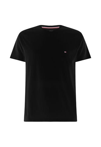 Camiseta Manga Corta Negro Slim Fit Esencial Tommy Hilfiger