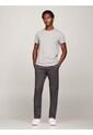 Camiseta Gris Manga Corta Slim Fit Esencial Algodon Tommy Hilfiger de Tommy Hilfiger