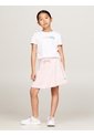 Falda Rosa Con Cordón Ajustable Y Monotipo Hilfiger Tommy Hilfiger de Tommy Hilfiger