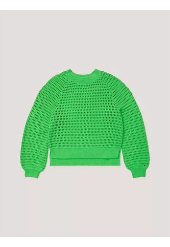 Saco Verde Con Tejido Crochet Tommy Hilfiger Tommy Hilfiger