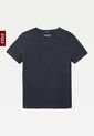 Camiseta Azul De Algodón Orgánico Para Niño Tommy Hilfiger de Tommy Hilfiger