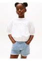 Saco Blanco Con Logo Bordado Tommy Hilfiger de Tommy Hilfiger
