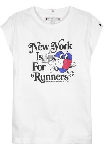 Camiseta Blanca De Algodón New York Tommy Hilfiger Tommy Hilfiger