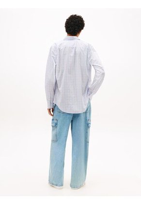 Camisa Multicolor De Popelín Con Diseño De Cuadros Tommy Jeans