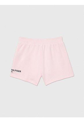 Bermudas Rosa Con Logo Tommy Hilfiger