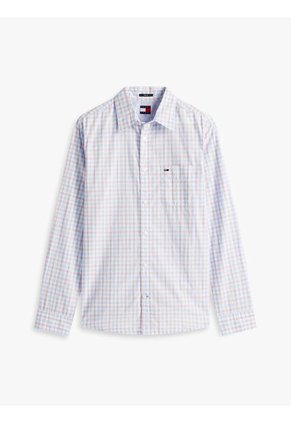 Camisa Multicolor De Popelín Con Diseño De Cuadros Tommy Jeans