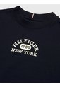 Camiseta Azul Marino Con Logo Universitario Tommy Hilfiger de Tommy Hilfiger
