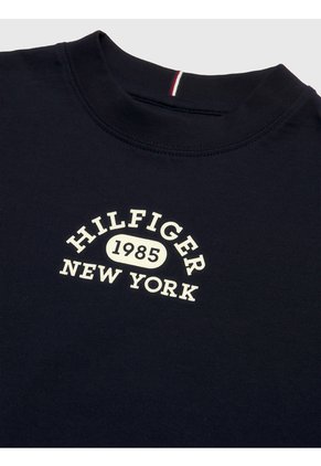 Camiseta Azul Marino Con Logo Universitario Tommy Hilfiger