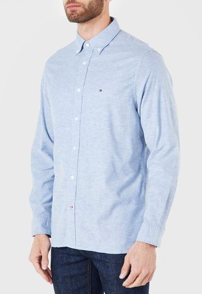Camisa Azul Tommy Hilfiger