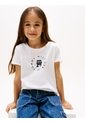 Camiseta Blanca Con Diseño De Logo Circular Tommy Hilfiger de Tommy Hilfiger