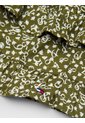 Minifalda Verde De Corte Globo Con Capas Tommy Hilfiger de Tommy Hilfiger