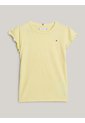 Camiseta Amarilla Essential De Corte Slim Con Volantes Tommy Hilfiger de Tommy Hilfiger
