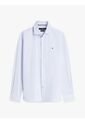 Camisa Azul Slim Con Rayas Finas Tommy Hilfiger de Tommy Hilfiger