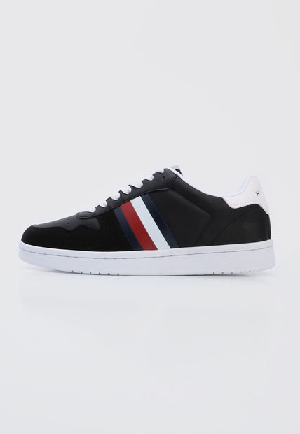 Tenis Lifestyle Negro-Rojo-Blanco Tommy Hilfiger Limmy