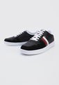 Tenis Lifestyle Negro-Rojo-Blanco Tommy Hilfiger Limmy de Tommy Hilfiger