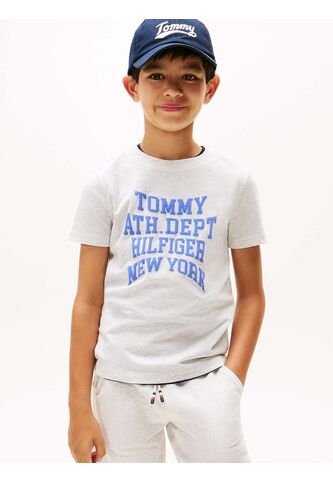 Camiseta Gris Con Logo Varsity Tommy Hilfiger Tommy Hilfiger