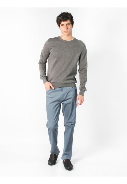 Saco Gris Manga Larga Atlantic Para Hombre Tommy Hilfiger