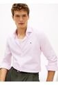 Camisa Rosa Slim Con Rayas Finas Tommy Hilfiger de Tommy Hilfiger