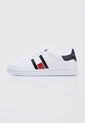 Tenis Lifestyle Blanco-Azul Navy-Rojo Tommy Hilfiger Lansen de Tommy Hilfiger