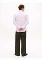 Camisa Rosa Slim Con Rayas Finas Tommy Hilfiger de Tommy Hilfiger