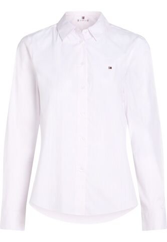 Camisa Rosa De Popelín De Corte Regular Tommy Hilfiger Tommy Hilfiger