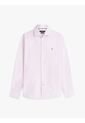 Camisa Rosa Slim Con Rayas Finas Tommy Hilfiger de Tommy Hilfiger