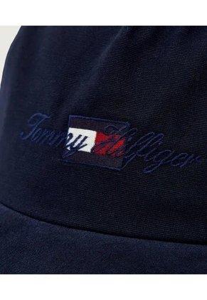 Gorra Azul De 5 Paneles Con Logo Tommy Hilfiger
