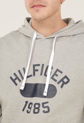 Hoodie Gris-Azul-Blanco Tommy Hilfiger Sleepwear